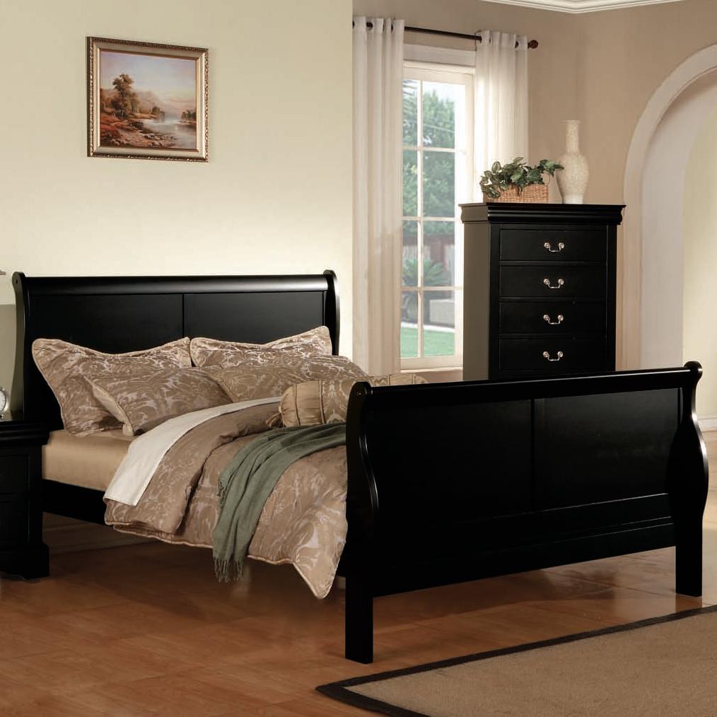Acme Louis Philippe Iii Queen Bed With Storage White | semashow.com